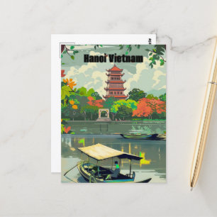 Hanoi Vietnam Briefkaart Art, Hanoi, Vietnam Reize