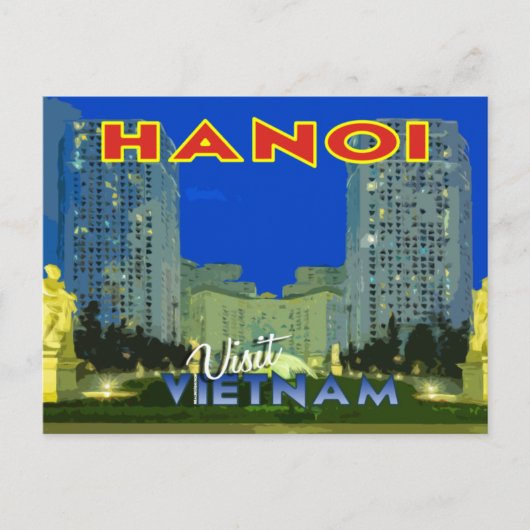 Hanoi, VIetnam, briefkaart van de serie Visit... (Voorkant)