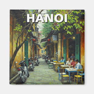 Hanoi Vietnam Café in de Alley Magneet