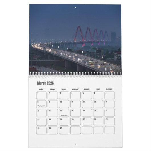 Hanoi-Vietnam Calendar Kalender (Mar 2026)