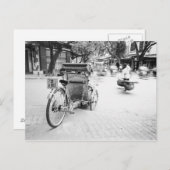 Hanoi Vietnam, Cyclo in Old Hanoi Briefkaart (Voorkant / Achterkant)