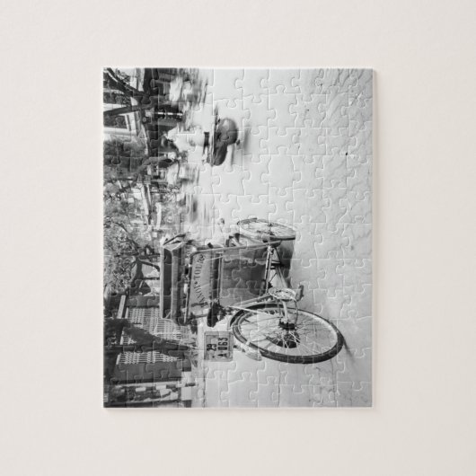 Hanoi Vietnam, Cyclo in Old Hanoi Legpuzzel (Verticaal)
