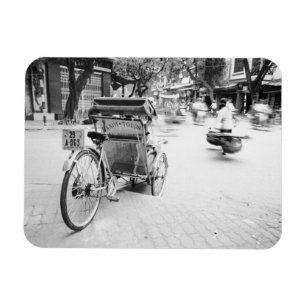 Hanoi Vietnam, Cyclo in Old Hanoi Magneet