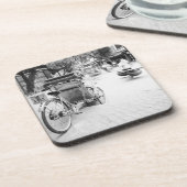 Hanoi Vietnam, Cyclo in Old Hanoi Onderzetter (Linkerzijde)