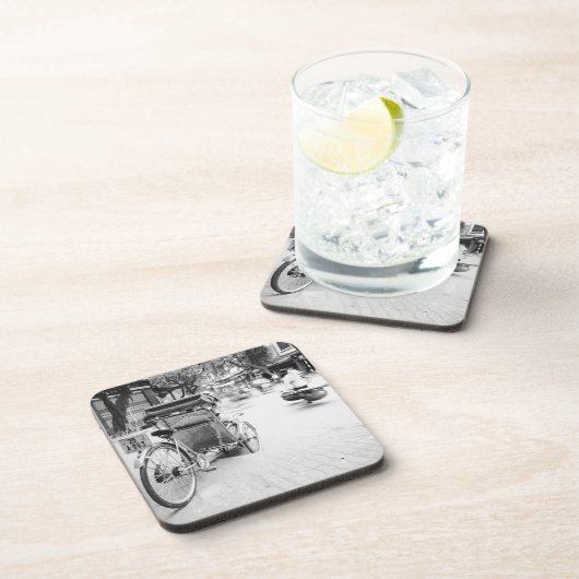 Hanoi Vietnam, Cyclo in Old Hanoi Onderzetter (Rechterzijde)