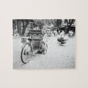 Hanoi Vietnam, Cyclo in Oud Hanoi Legpuzzel