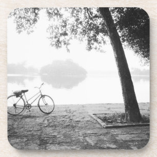 Hanoi Vietnam, fiets & Bay Mau-meer Leninpark Drankjes Onderzetter