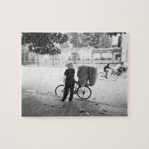 Hanoi Vietnam, Fietsbezorgster (NR) Legpuzzel