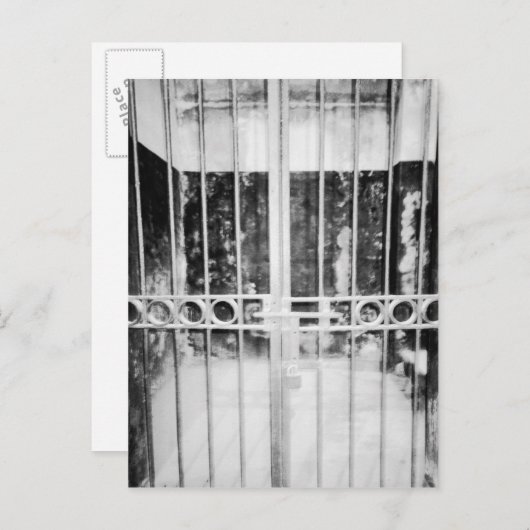 Hanoi Vietnam, Hanoi Hilton gevangeniscel Detail Briefkaart (Voorkant / Achterkant)