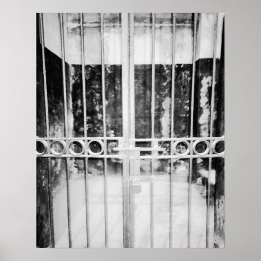 Hanoi Vietnam, Hanoi Hilton gevangeniscel Detail Poster (Voorkant)