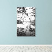 Hanoi Vietnam, Hoan Kiem Lake Uitzicht Canvas Afdruk (Insitu (Houten vloer))
