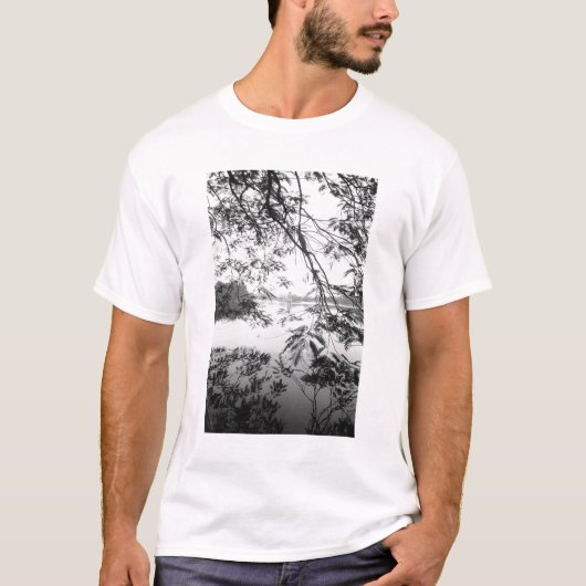 Hanoi Vietnam, Hoan Kiem Lake Uitzicht T-shirt (Voorkant)