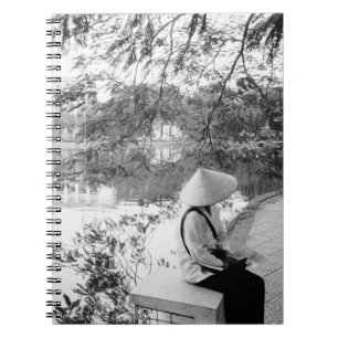 Hanoi Vietnam, Hoan Kiem-meer uitzicht (NR) Notitieboek