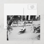 Hanoi Vietnam, Motorfiets in Old Hanoi Briefkaart (Voorkant / Achterkant)