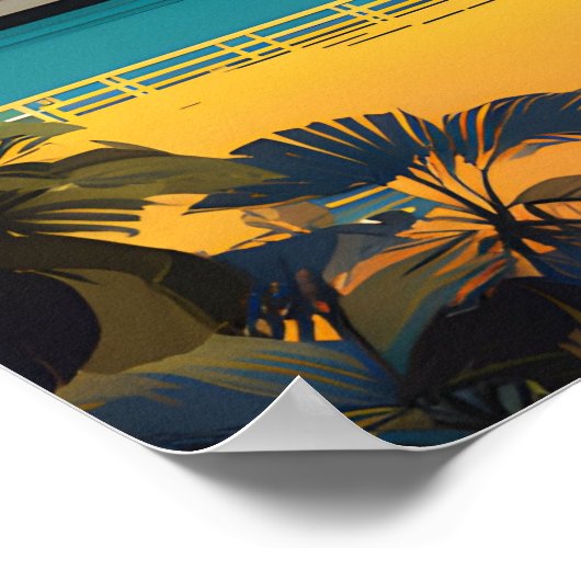 Hanoi Vietnam Poster (Hoek)