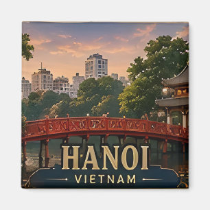 🧲 Hanoi Vietnam Reis Souvenir Voor Bezoekers 🧲 Magneet