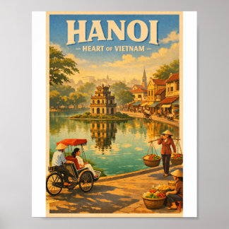 Hanoi Vietnam reizen 2026 Poster