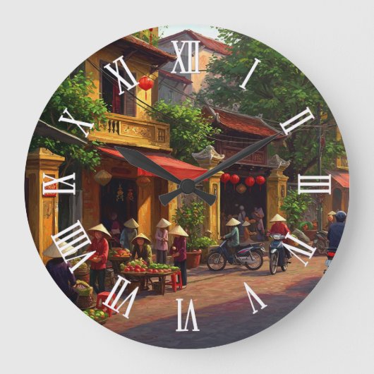 Hanoi Vietnam Reizen Grote Klok (Voorkant)