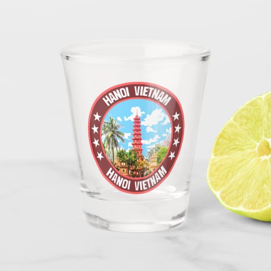 Hanoi Vietnam Shot Glas (Voorkant)