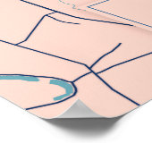 Hanoi - Vietnam Stadskaart Breezy Poster (Hoek)