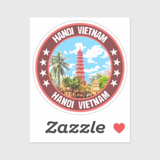 Hanoi Vietnam Sticker (Vel)
