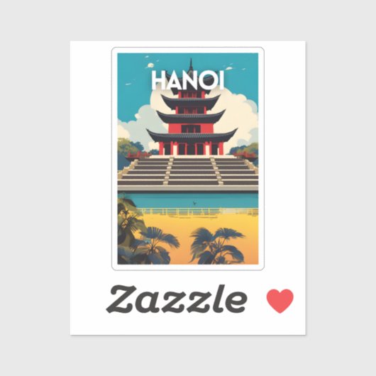 Hanoi Vietnam Sticker (Vel)