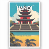 Hanoi Vietnam Sticker (Voorkant)