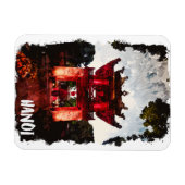 Hanoi Vietnam Tempel van de Literatuur Magneet (Horizontaal)