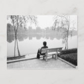 Hanoi Vietnam, Uitzicht van het Hoan Kiem Lake (NR Briefkaart (Voorkant)