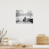 Hanoi Vietnam, Uitzicht van het Hoan Kiem Lake (NR Poster (Keuken)