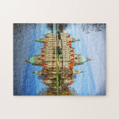 Hanover, Duitsland - Old Town Hall Reflections Puz Legpuzzel (Horizontaal)