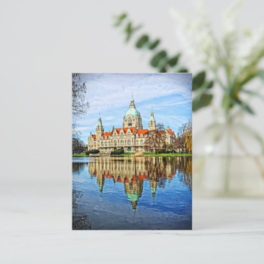 Hanover, Duitsland - Reflecties over het oude stad Briefkaart (Staand voorkant)