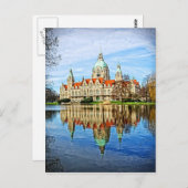 Hanover, Duitsland - Reflecties over het oude stad Briefkaart (Voorkant / Achterkant)