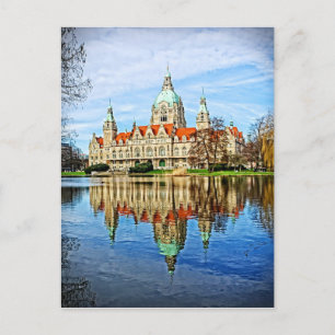 Hanover, Duitsland - Reflecties over het oude stad Briefkaart
