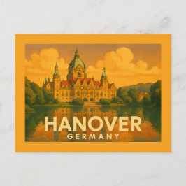 Hanover Duitsland Stad Kunst Briefkaart