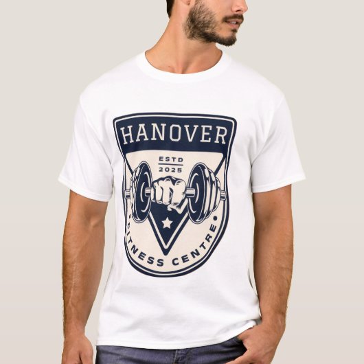 Hanover Fitness Centre Vintage Gym man tshirt (Voorkant)