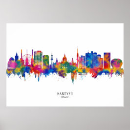 Hanover Germany Skyline Poster