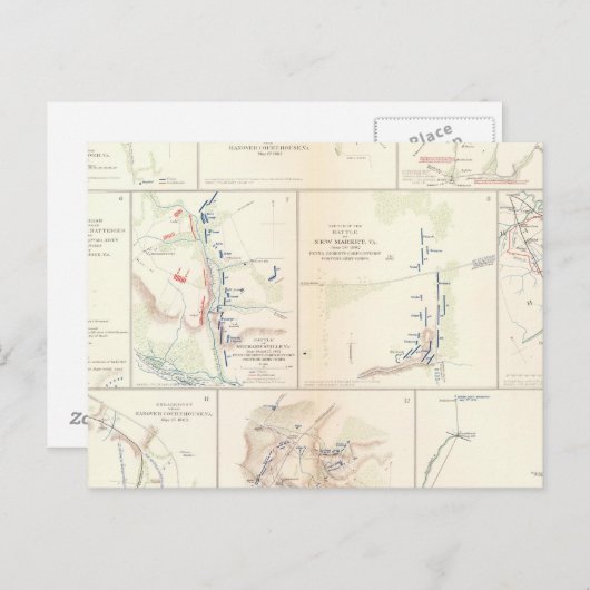 Hanover, Hanover CH, New Bridge, Mechanicsville Briefkaart (Voorkant / Achterkant)