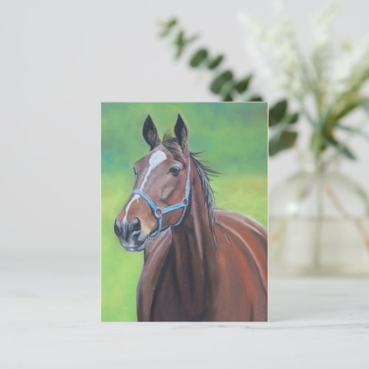 Hanover Horse Art Briefkaart (Staand voorkant)