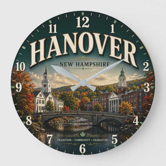 Hanover New Hampshire Grote Klok (Voorkant)