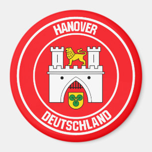 Hanover Round Emblem Magneet