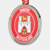 Hanover Round Emblem Metalen Ornament (Links)