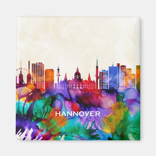 Hanover Skyline Magneet (Voorkant)