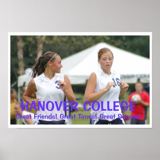 Hanover Soccer Poster (Voorkant)