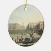 Hanover Square, gegraveerd door Robert Pollard (17 Keramisch Ornament (Links)