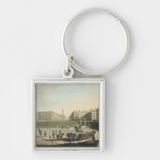 Hanover Square, gegraveerd door Robert Pollard (17 Sleutelhanger (Voorkant)