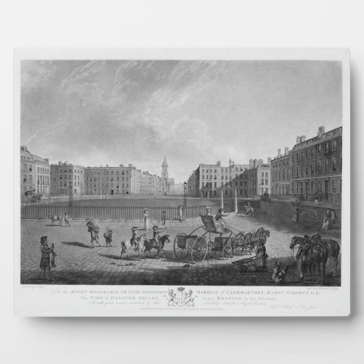 Hanover Square, uit een set van vier uitzichten Lo Fotoplaat (Voorkant)