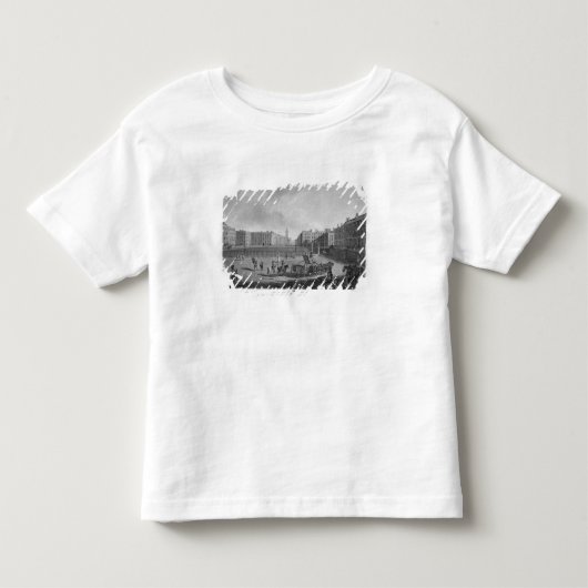 Hanover Square, uit een set van vier uitzichten Lo Kinder Shirts (Voorkant)