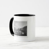 Hanover Square, uit een set van vier uitzichten Lo Mok (Voorkant links)