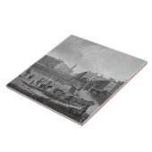 Hanover Square, uit een set van vier uitzichten Lo Tegeltje (Zijkant)